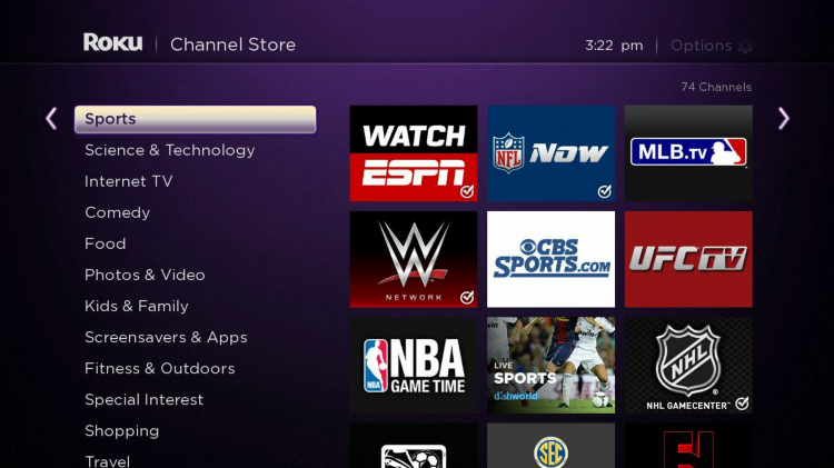 Sports tv by