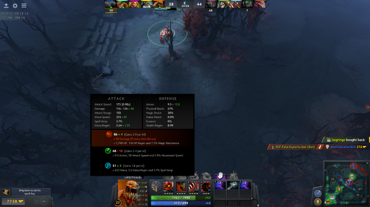 Stat dota 2